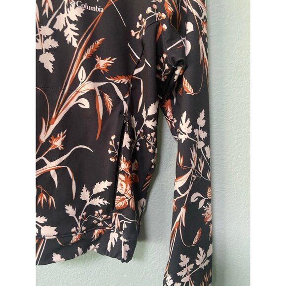 Columbia Women's Black Brown‎ Floral Pullover Sweater Top Size Small - Picture 3 of 9